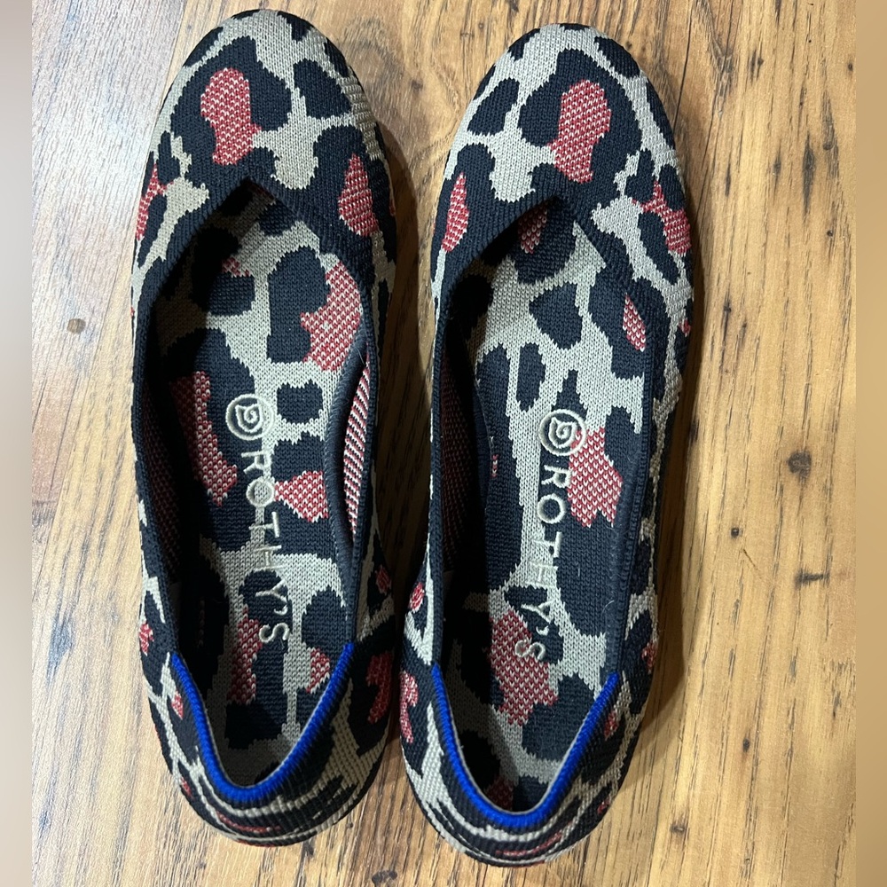 Rothy's Flats in Red Cat, size 8